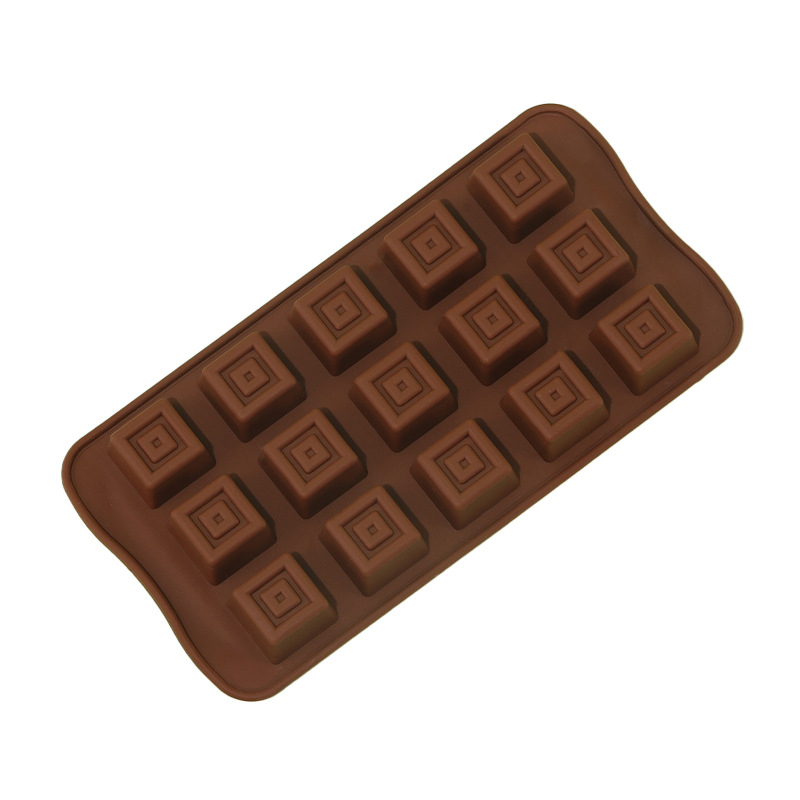 Silicone Mold Baking - Classical Chocolate Mold Square Candy Gummy