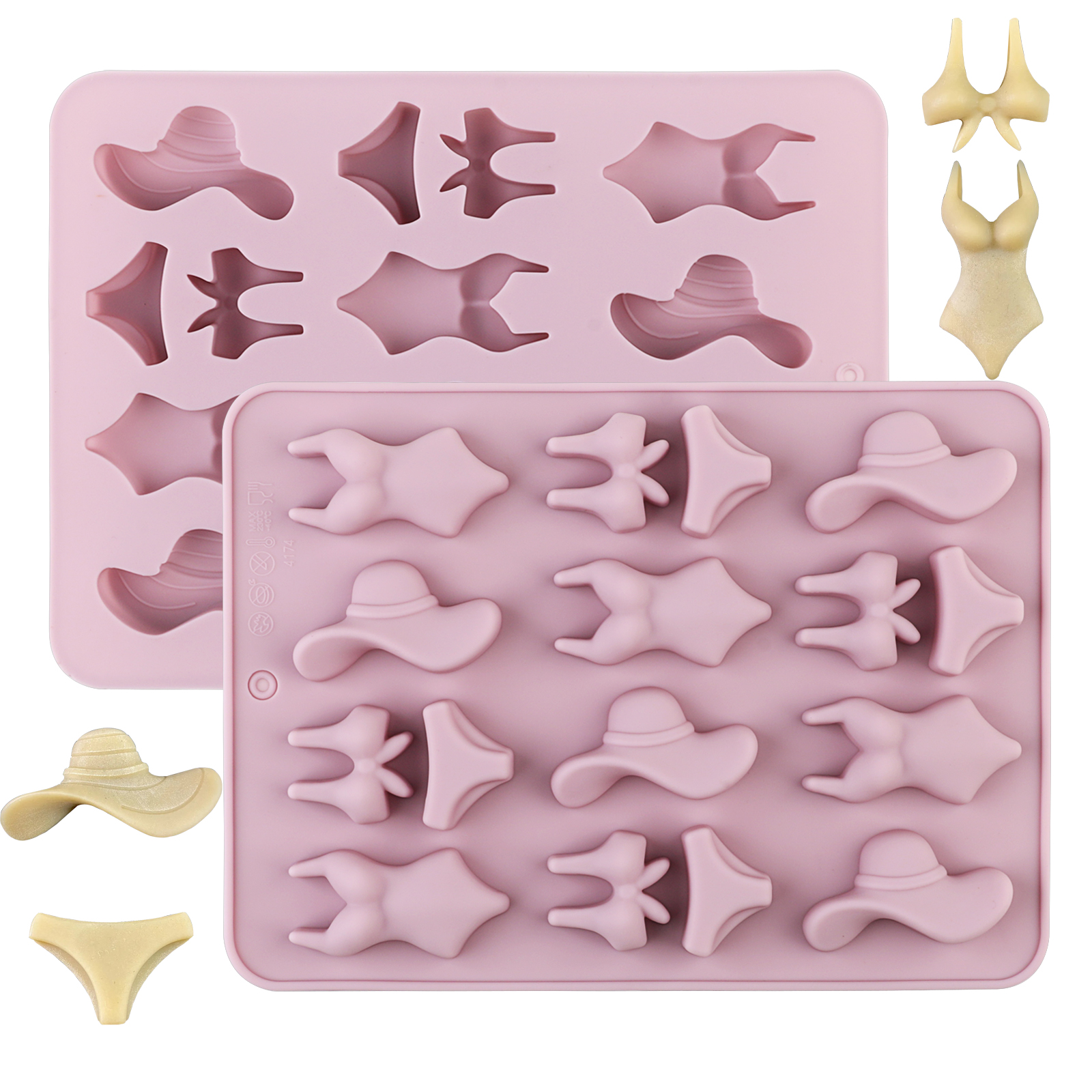 A Summer-Themed Beach Bikini M - Silicone Mold Baking reseña y precio