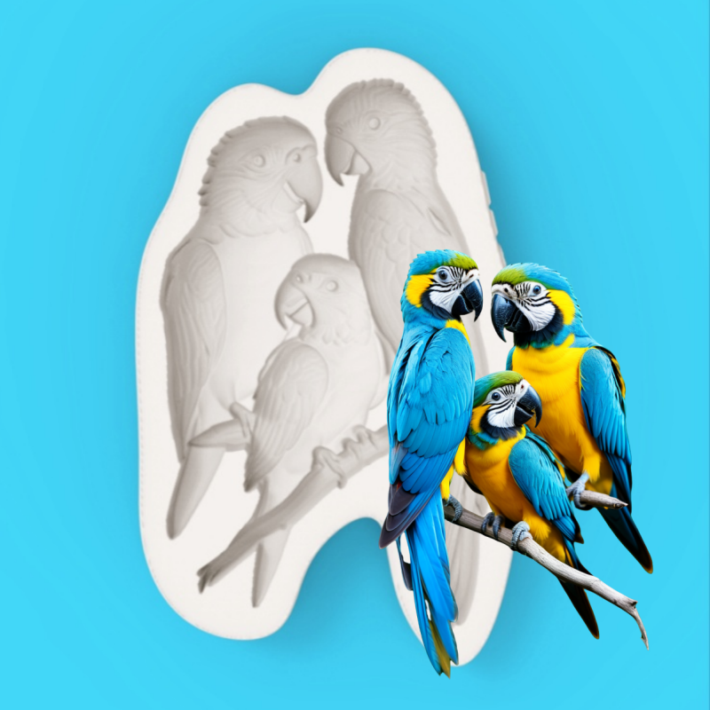 Macaw Family Silicone Baking M - Silicone Mold Baking reseña y precio