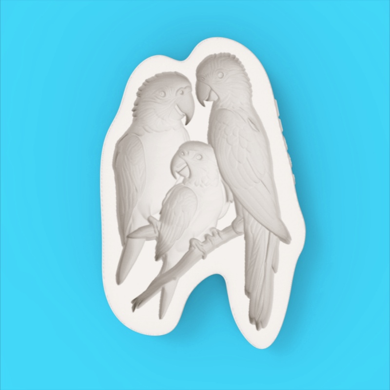 Macaw Family Silicone Baking M - Silicone Mold Baking reseña y precio