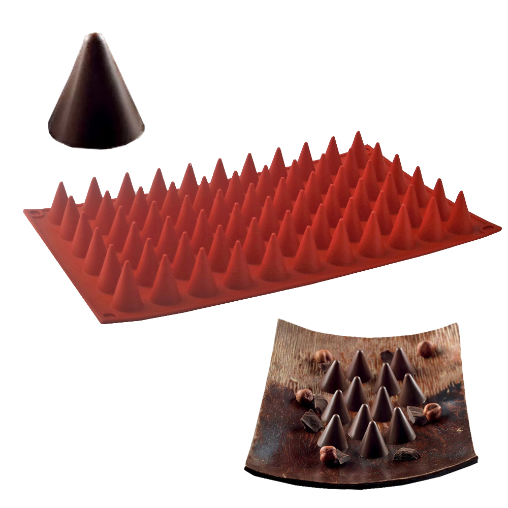 66-Cells Cone Chocolate Baking - Silicone Mold Baking reseña y precio