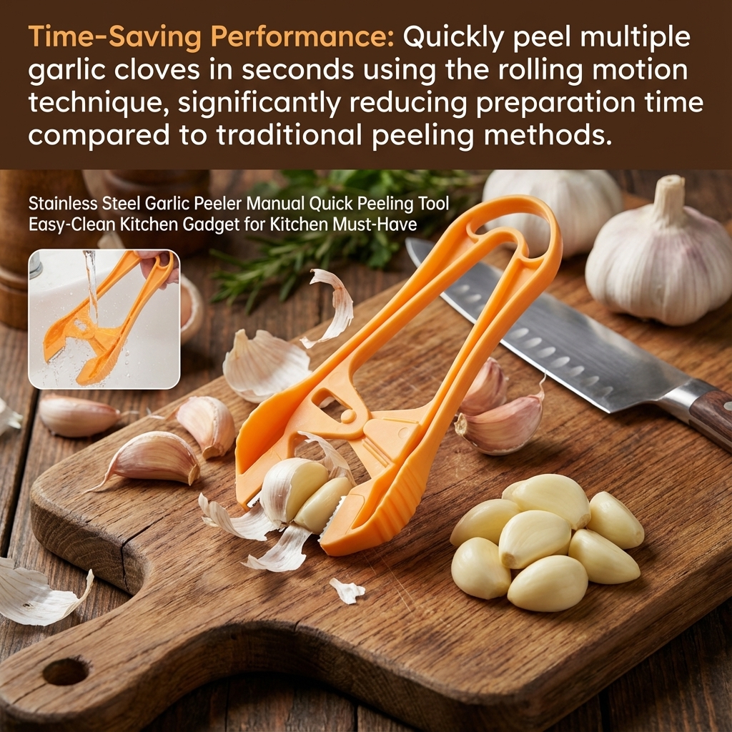 Stainless Steel Garlic Peeler  - Kitchen Gadgets You Must Have reseña y precio
