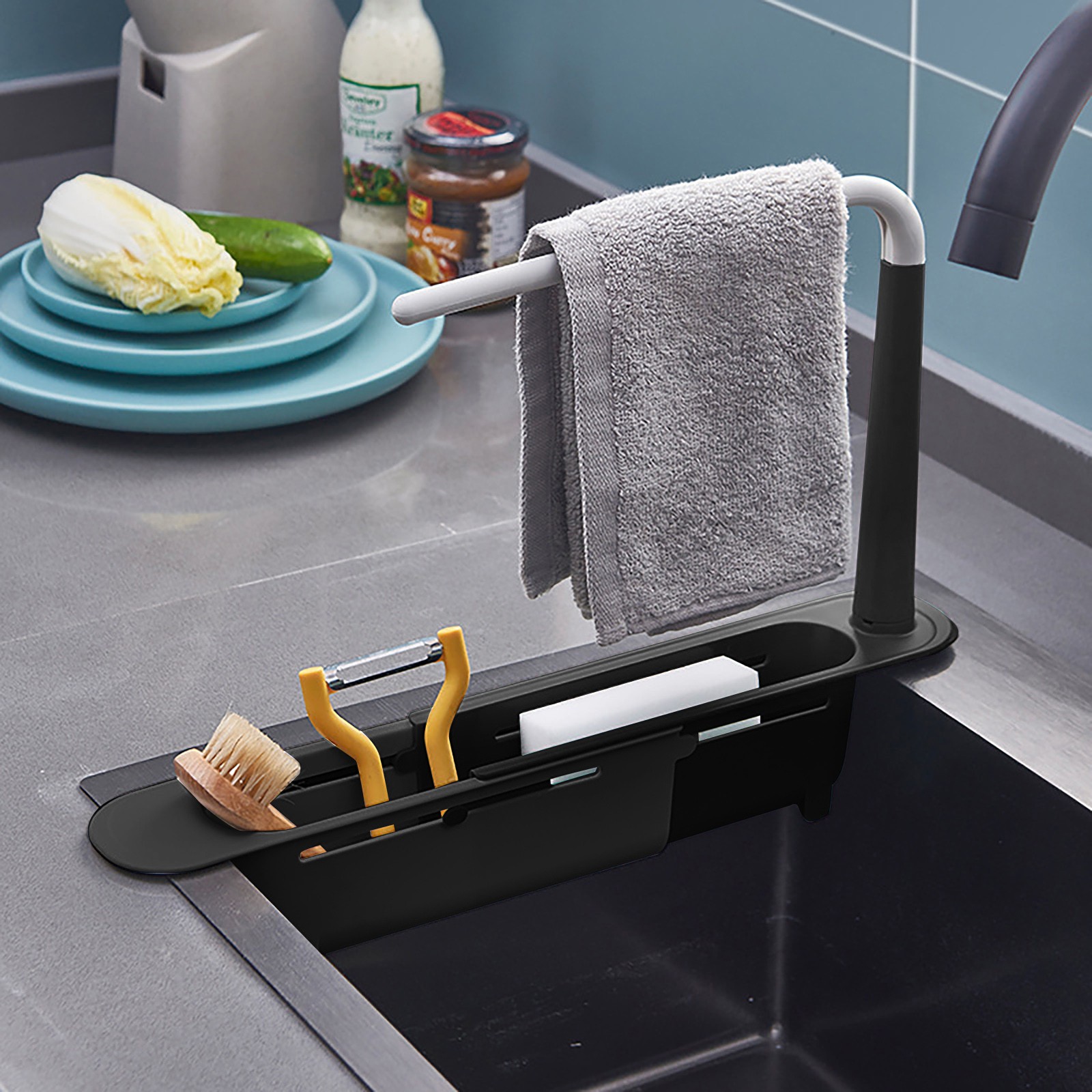 elescopic Sink Shelf Drainer R - Quirky Kitchen Gadgets reseña y precio
