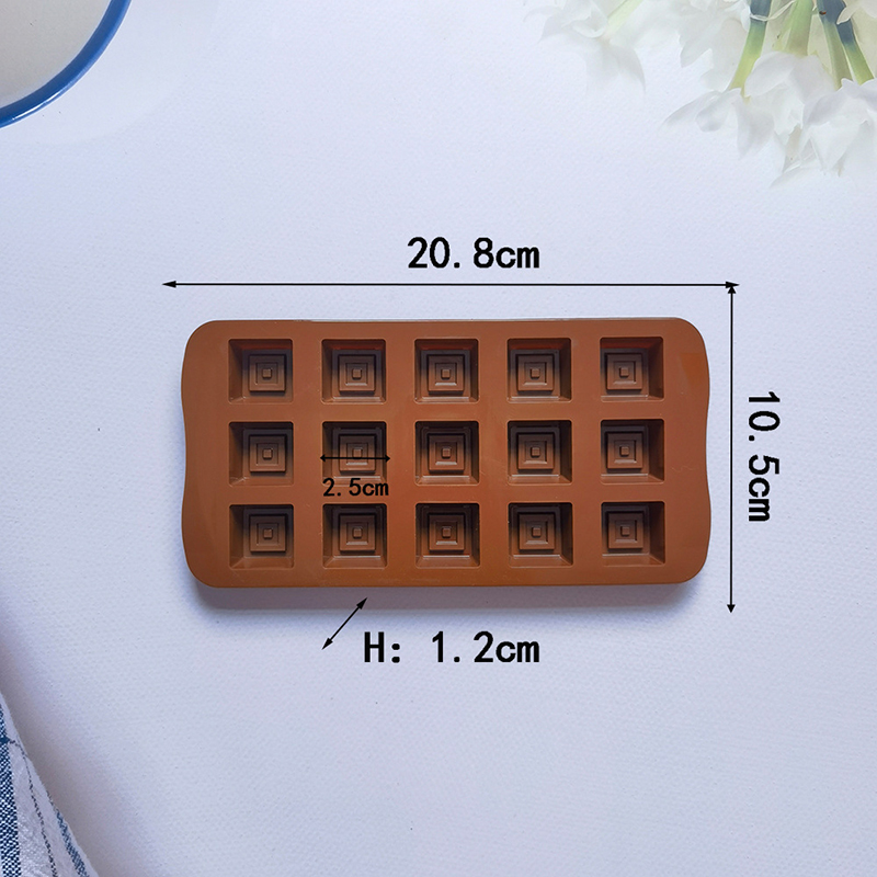 Classical Chocolate Mold Squar - Silicone Mold Baking reseña y precio