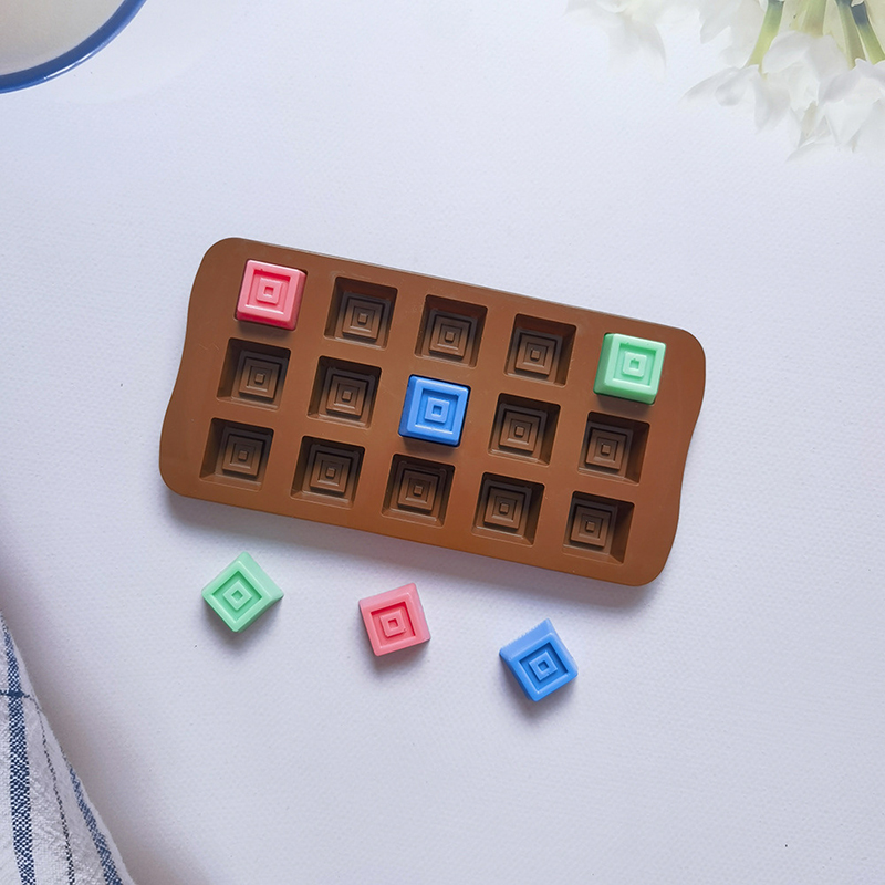 Classical Chocolate Mold Squar - Silicone Mold Baking reseña y precio