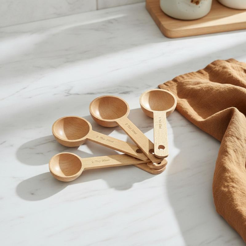 Wooden Measuring Spoon 7.5-45M - Kitchen Gadgets For Chefs reseña y precio
