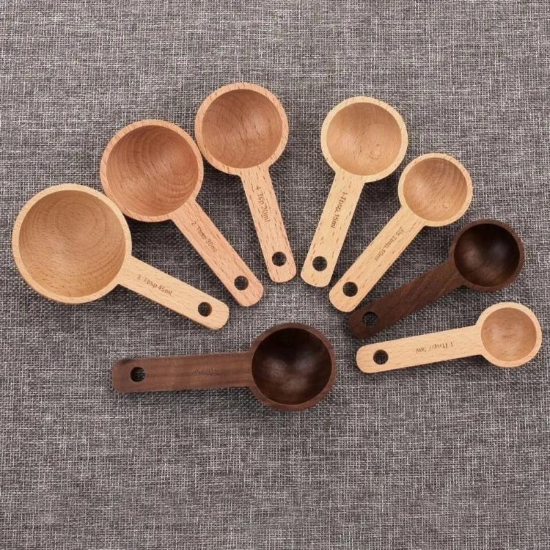 Wooden Measuring Spoon 7.5-45M - Kitchen Gadgets For Chefs reseña y precio
