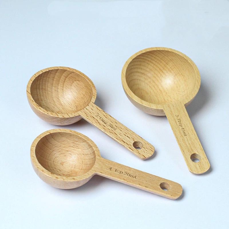Wooden Measuring Spoon 7.5-45M - Kitchen Gadgets For Chefs reseña y precio