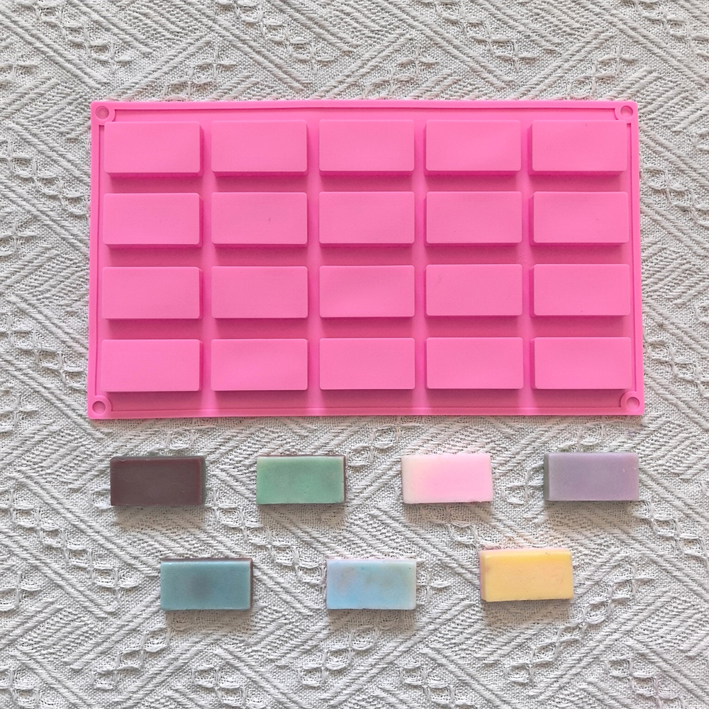 1pc 20 cavity rectangular sili - Silicone Mold Baking reseña y precio