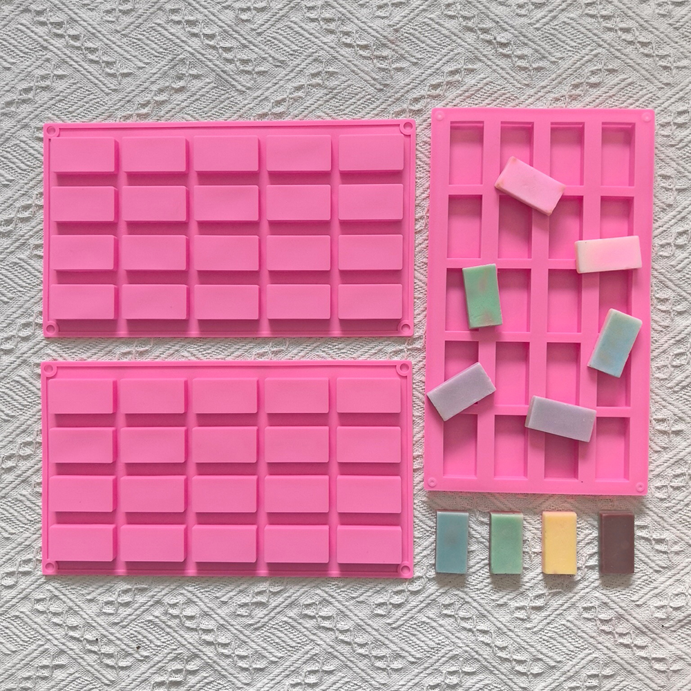 1pc 20 cavity rectangular sili - Silicone Mold Baking reseña y precio