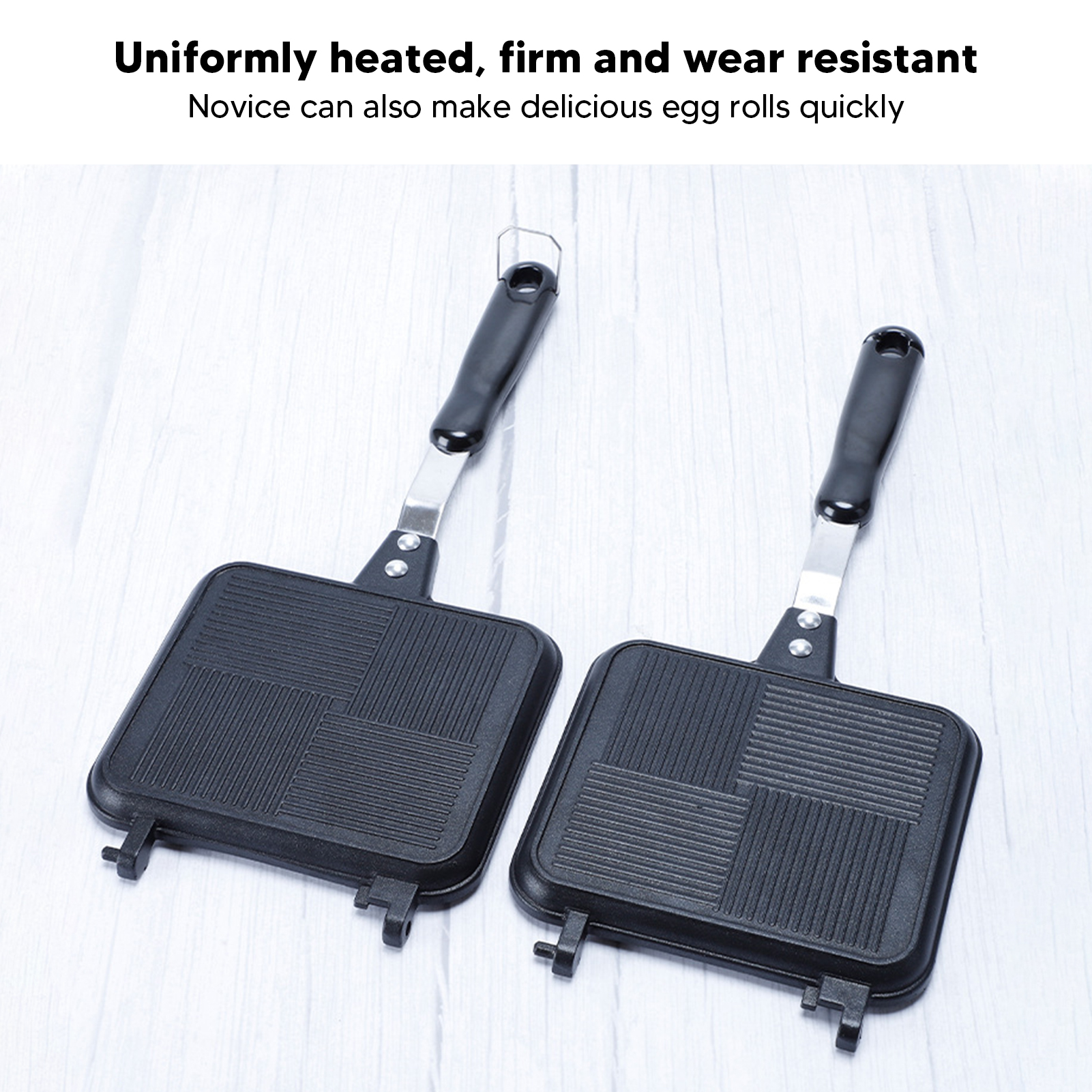 Double-Sided Non-Stick Sandwic - Breakfast Sandwich Maker reseña y precio