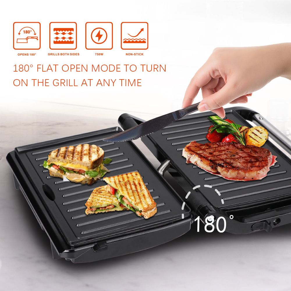 220V Steak Maker Panini Maker  - Breakfast Sandwich Maker reseña y precio