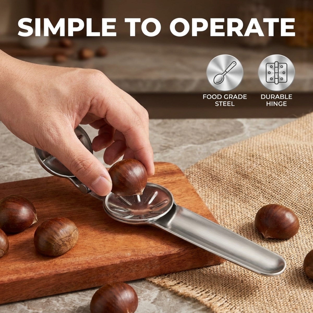 Chestnut Opener–Premium Stainl - Kitchen Gadgets You Must Have reseña y precio