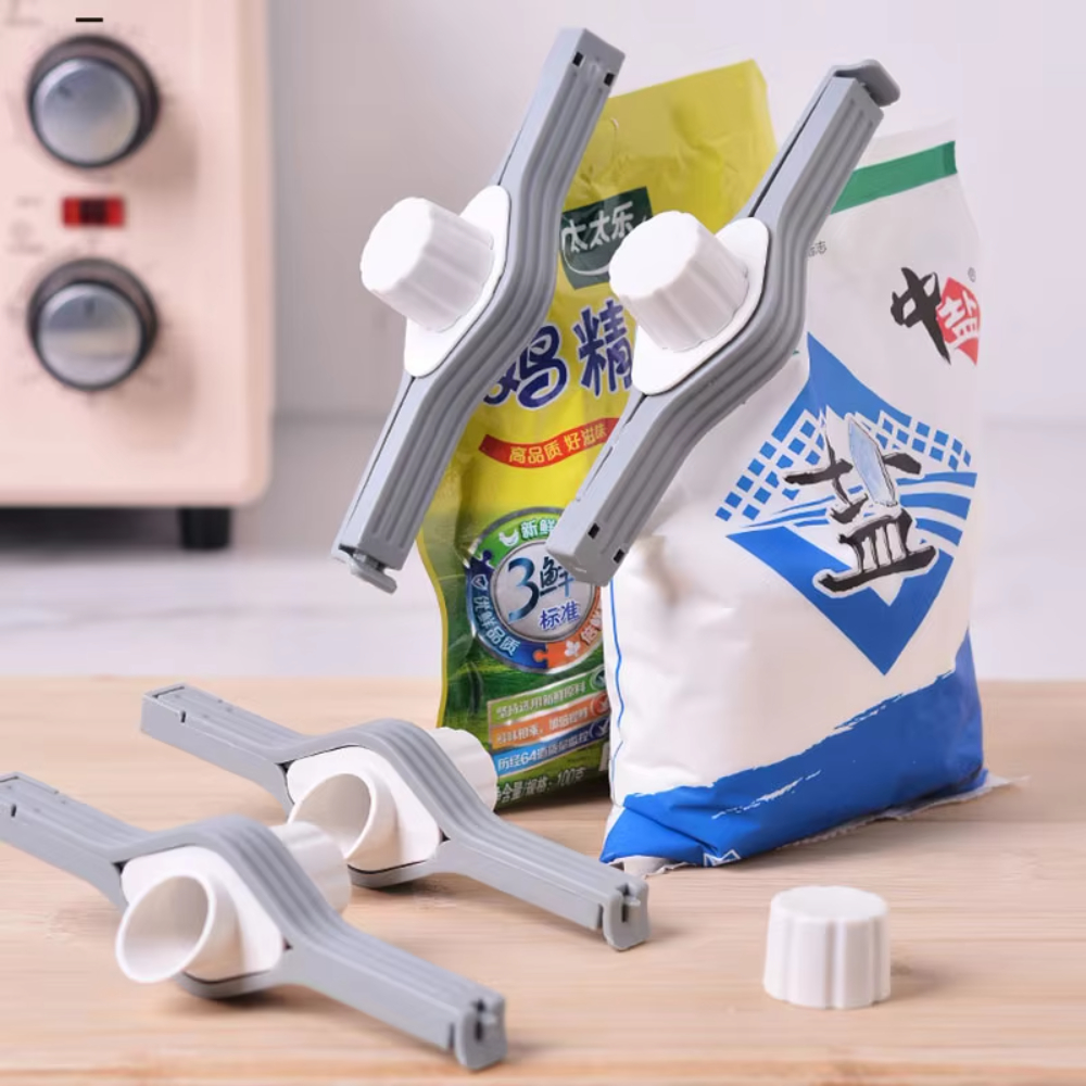 Screw Cap Sealing Clip Seasoni - Quirky Kitchen Gadgets reseña y precio