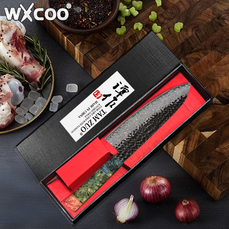 WXCOO Handmade Forged Chef Kni - Kitchen Gadgets For Chefs reseña y precio