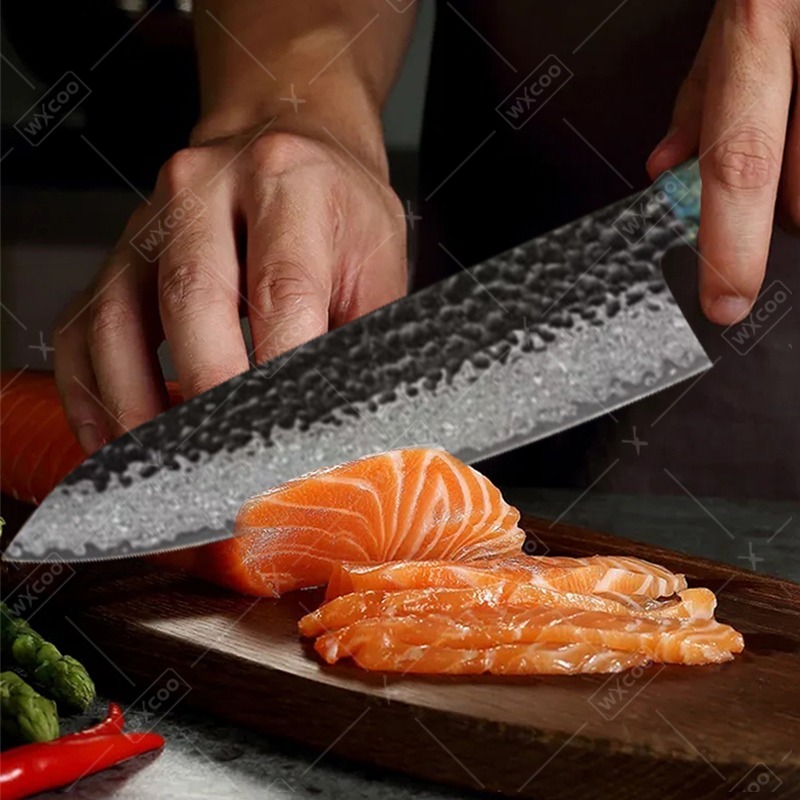 WXCOO Handmade Forged Chef Kni - Kitchen Gadgets For Chefs reseña y precio