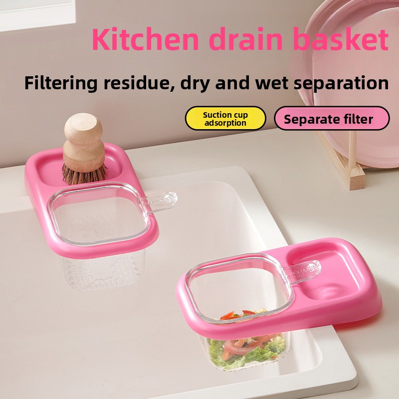 Kitchen Sink Draining Basket S - Kitchen Gadgets Rack Storage reseña y precio