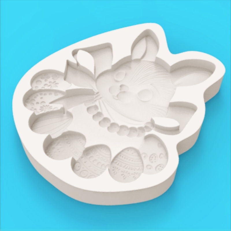 Silicone Mold for Cute Rabbit  - Silicone Mold Baking reseña y precio