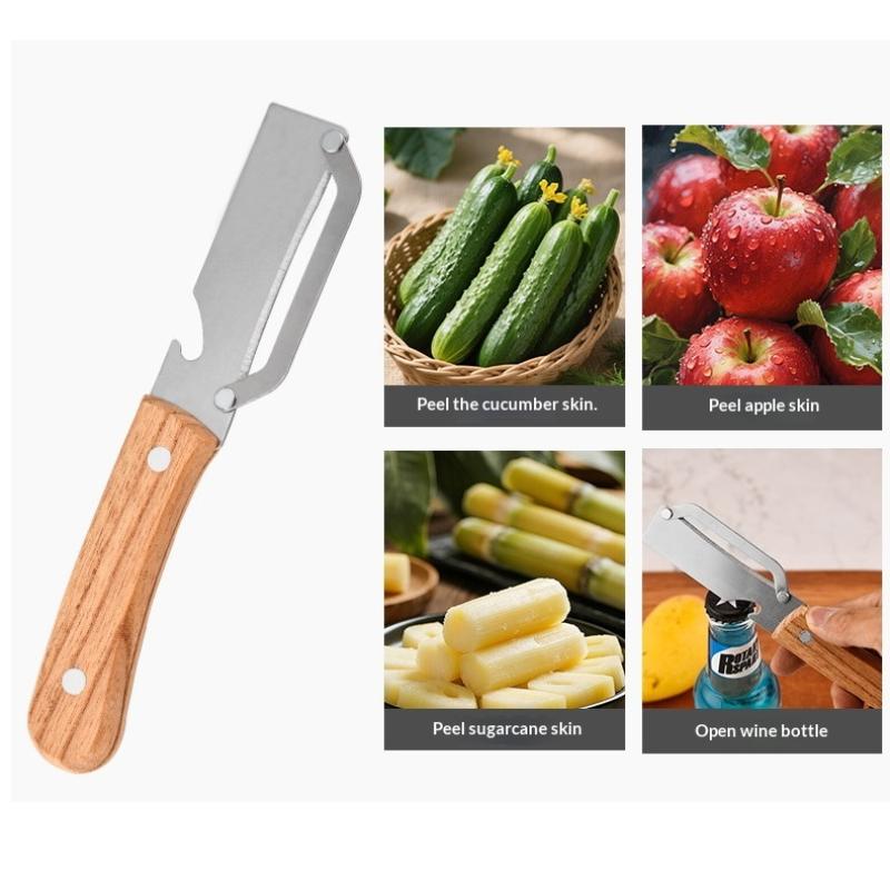 3 in 1 Serrated Peeler Knife f - Kitchen Gadgets For Chefs reseña y precio