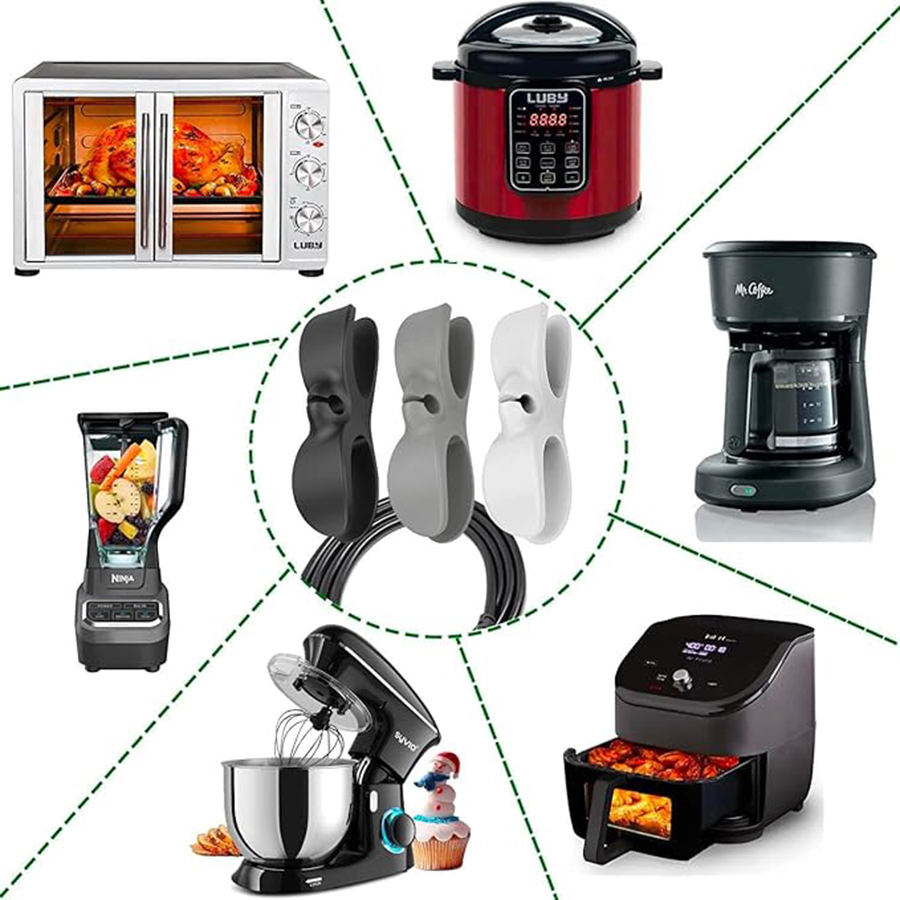 1PCS Kitchen Appliance Cord Or - Kitchen Gadgets Rack Storage reseña y precio