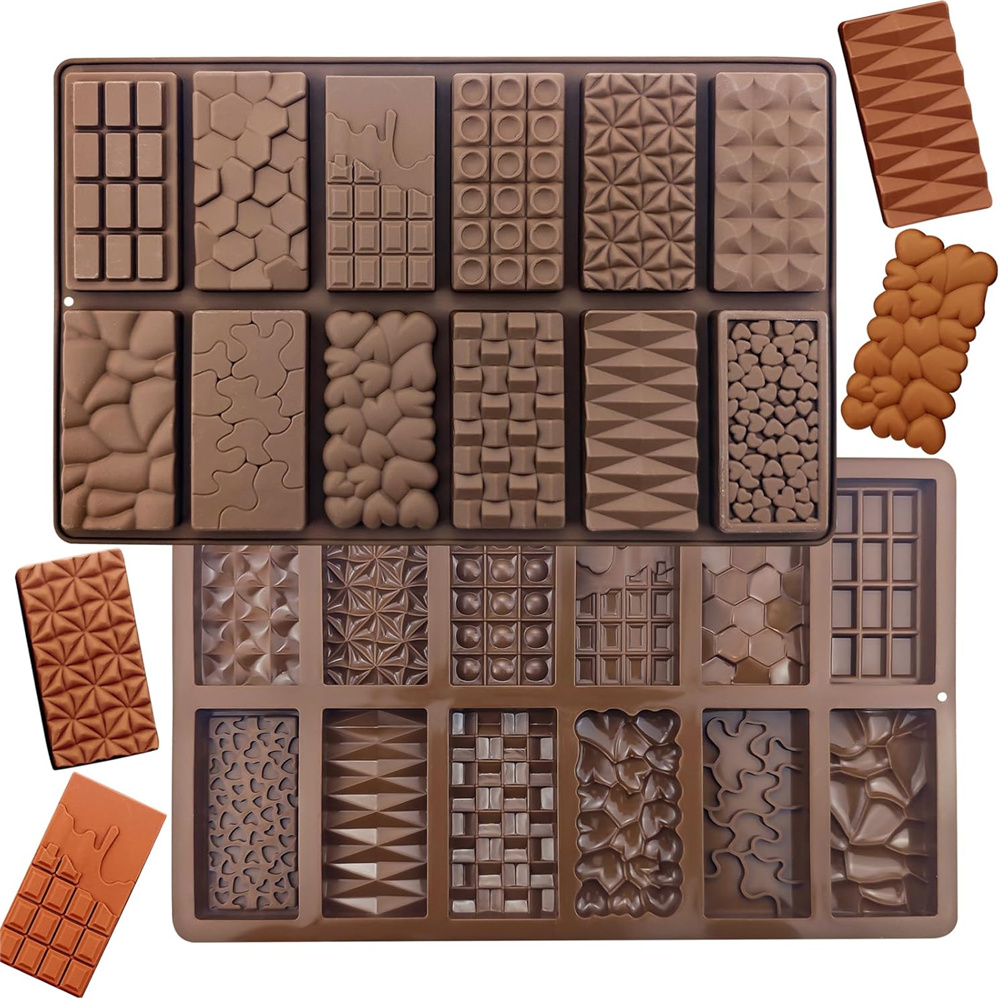12 In 1 Chocolate Molds Dubai  - Silicone Mold Baking reseña y precio