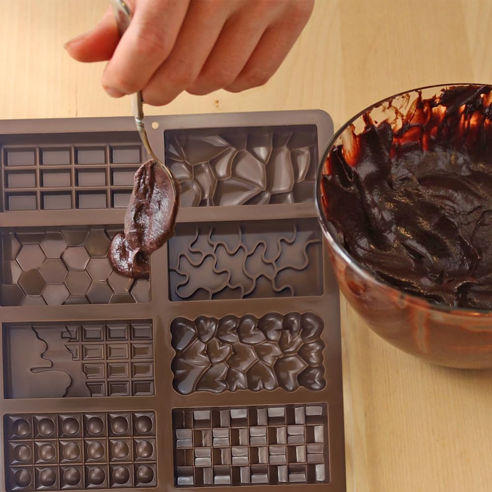 12 In 1 Chocolate Molds Dubai  - Silicone Mold Baking reseña y precio