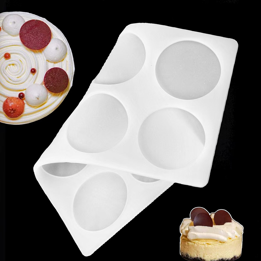 8-cavity cylindrical sugar fli - Silicone Mold Baking reseña y precio