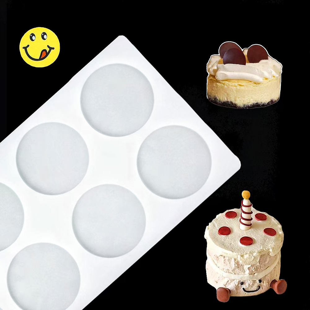8-cavity cylindrical sugar fli - Silicone Mold Baking reseña y precio