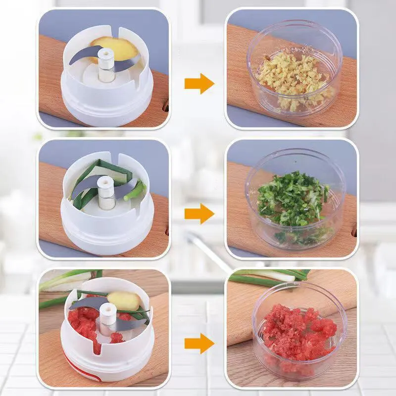 Plastic Garlic Crusher Press V - Quirky Kitchen Gadgets reseña y precio