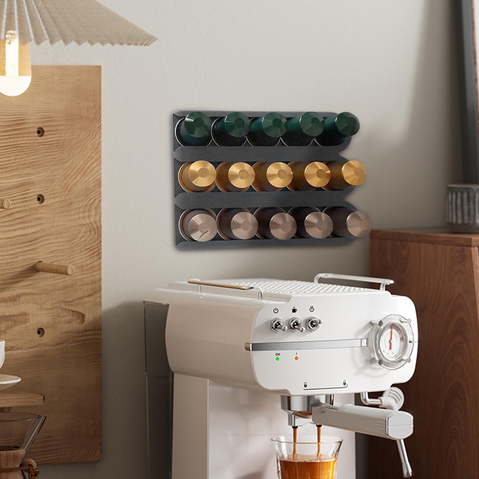 Coffee Pod Storage Wall Mounte - Kitchen Gadgets Rack Storage reseña y precio