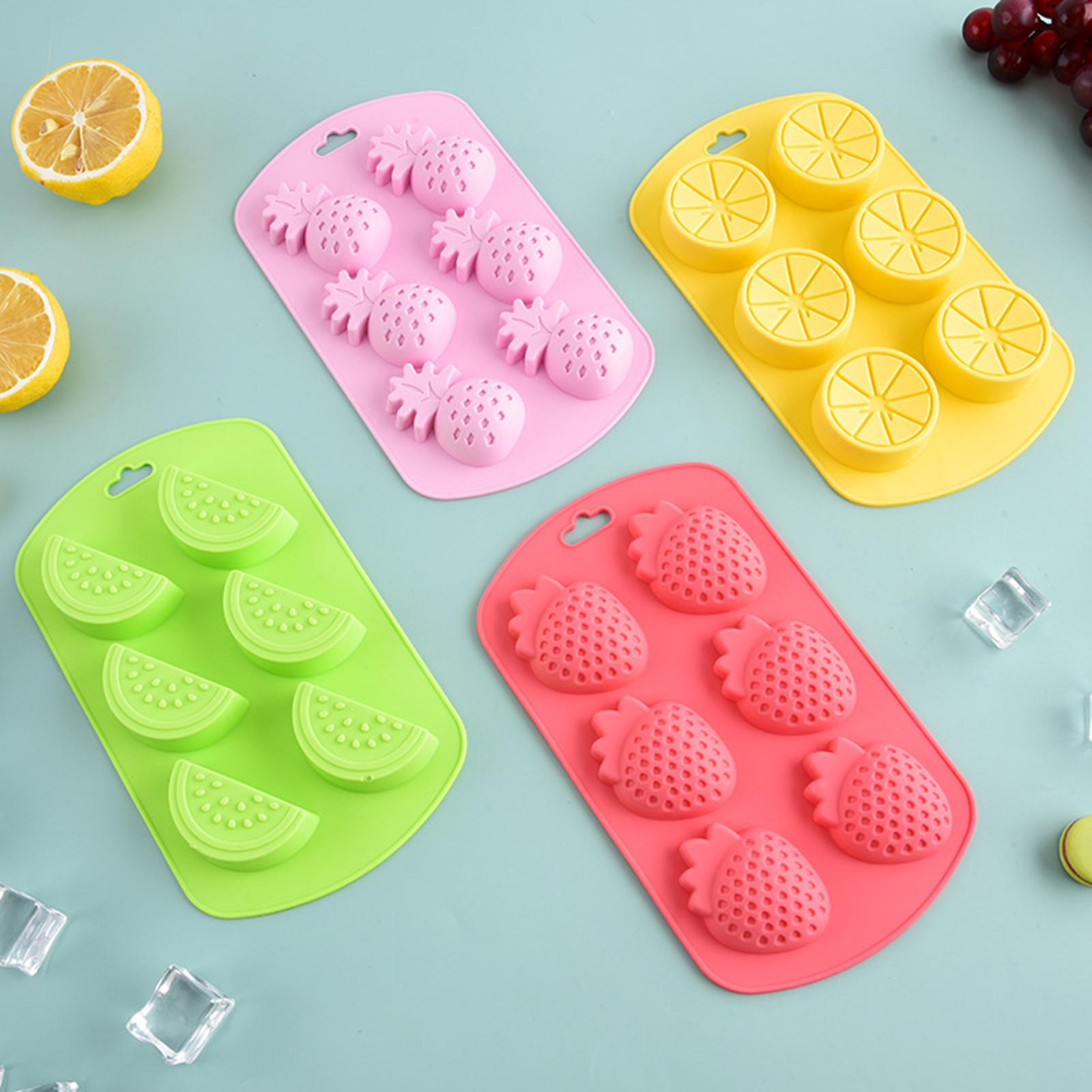6 Cavity Fruit Shaped Silicone - Silicone Mold Baking reseña y precio