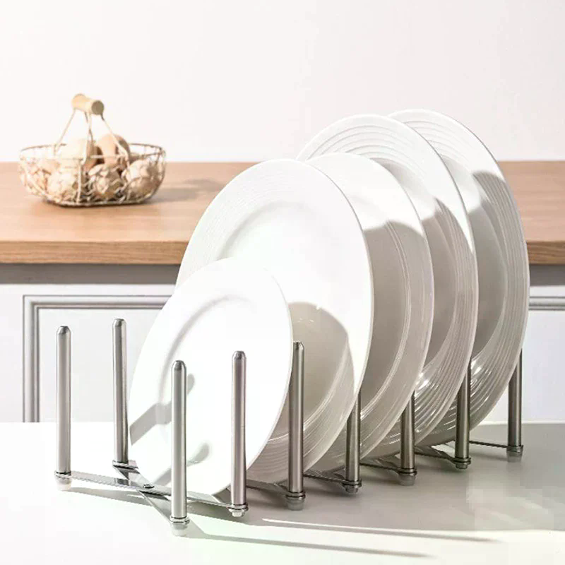 Pot Lid Rack Pan Lid Organizer - Kitchen Gadgets Rack Storage reseña y precio