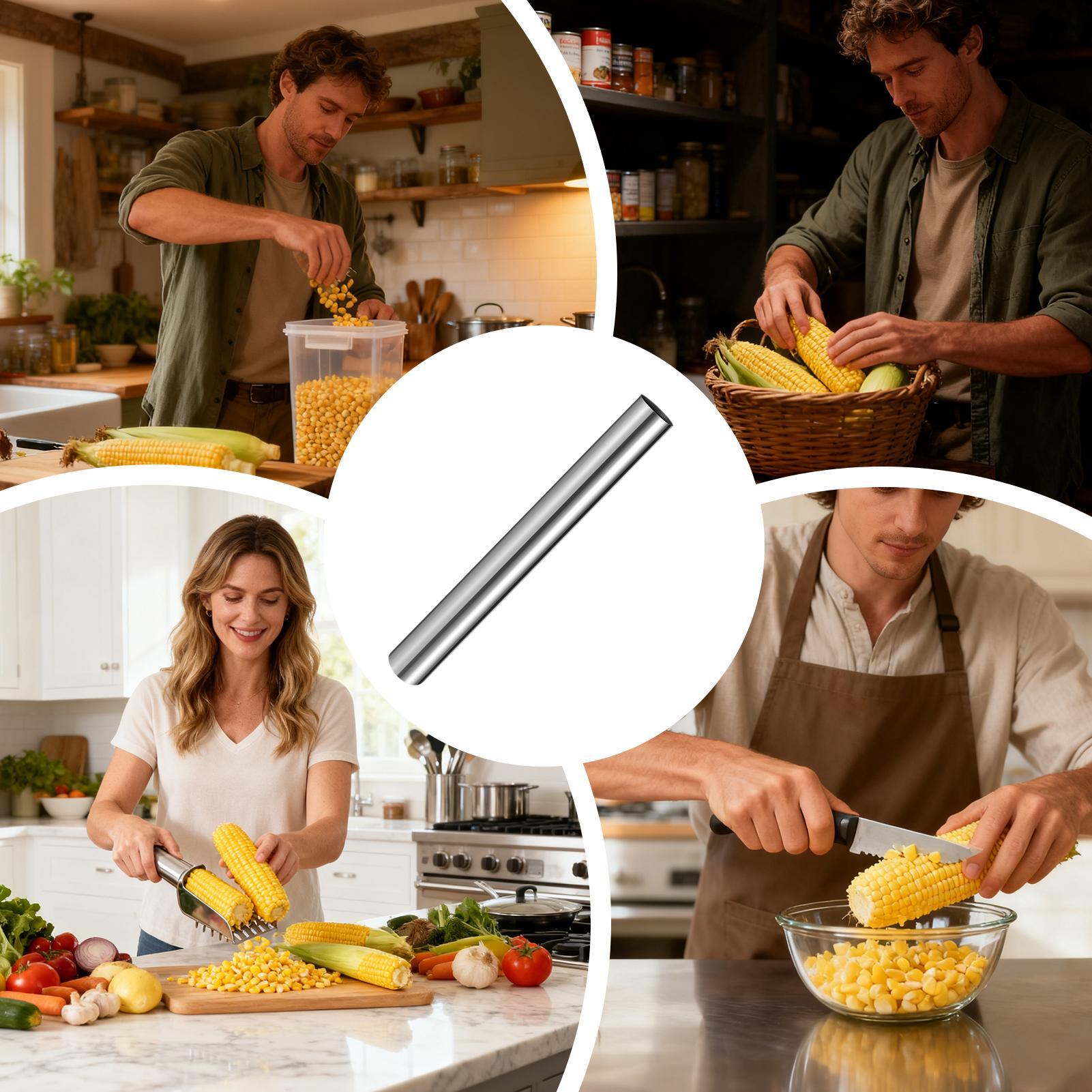 Corn Cob Peeler Stainless Stee - Kitchen Gadgets For Chefs reseña y precio