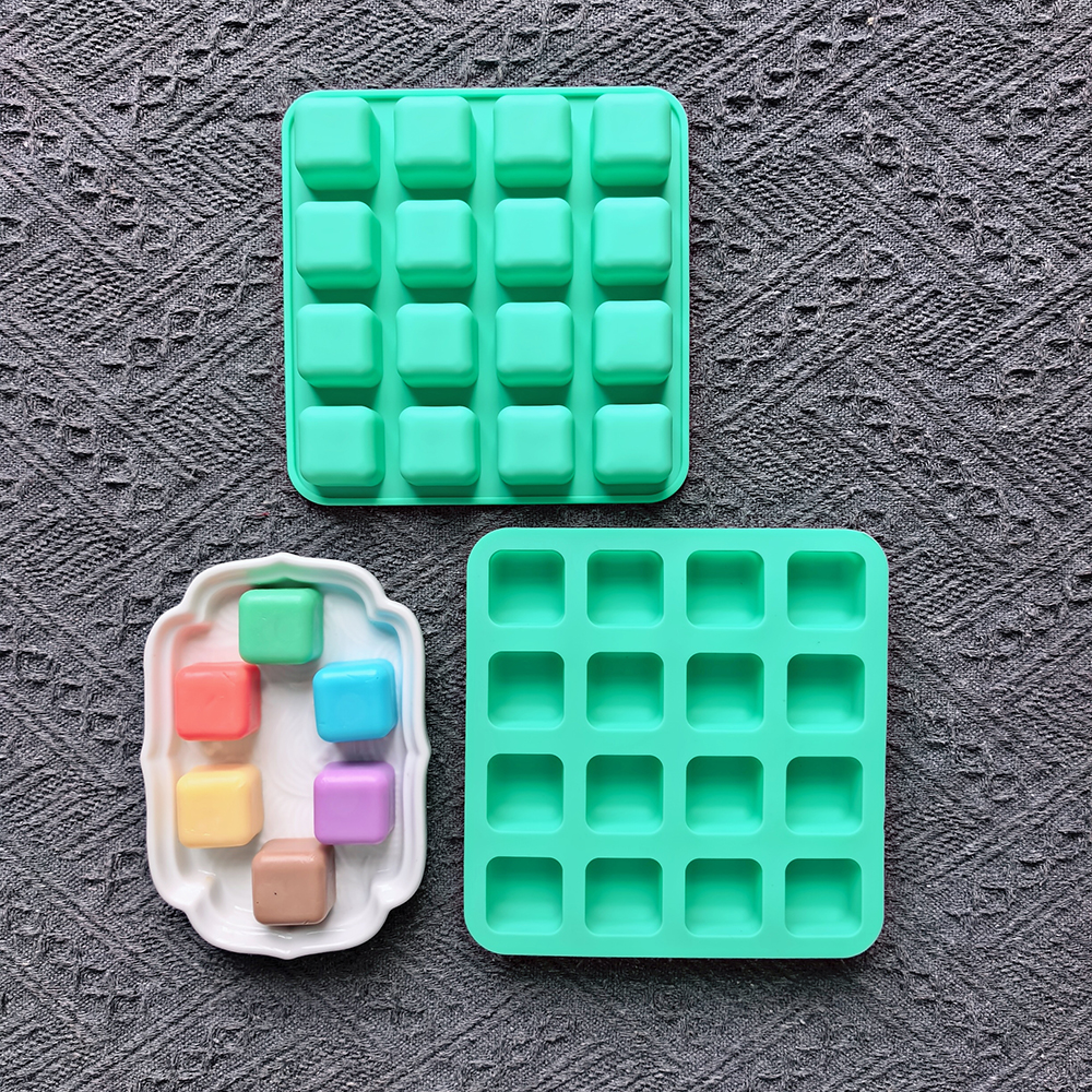 1pc 16 hole square shaped choc - Silicone Mold Baking reseña y precio