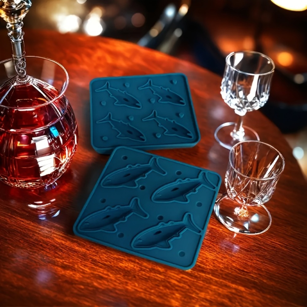 Shark Silicone Ice Cube Tray 4 - Kitchen Gadgets You Must Have reseña y precio