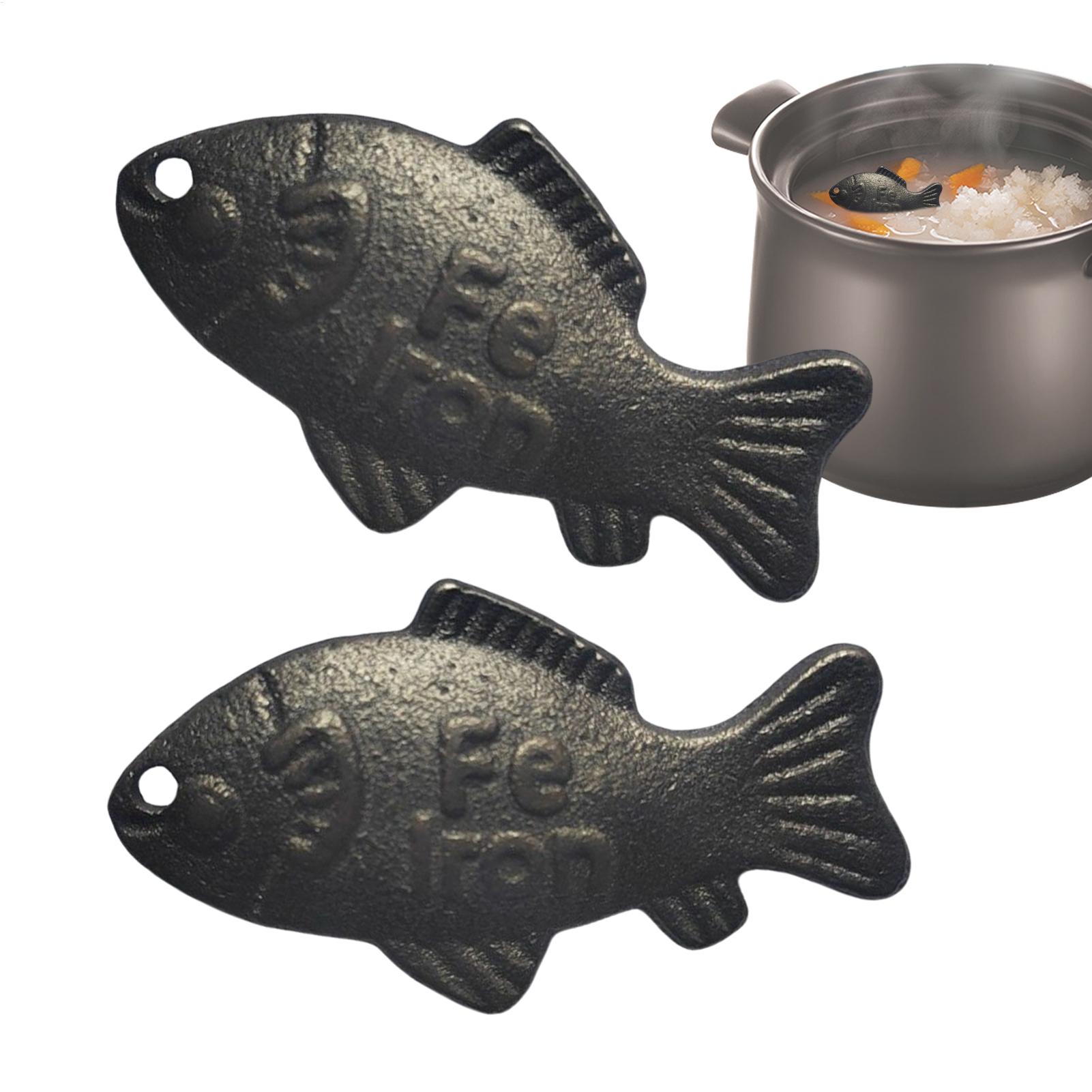 2 Pieces Iron Fish Natural Sou - Kitchen Gadgets Sale reseña y precio