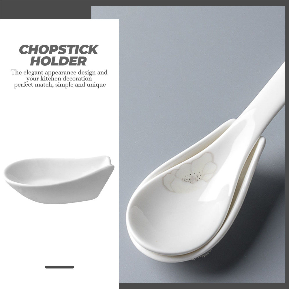 4Pcs Ceramic Spoon Rest Spoon  - Kitchen Gadgets You Must Have reseña y precio