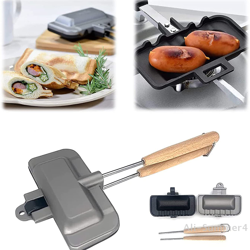 1Pc Double-Sided Sandwich Pan  - Breakfast Sandwich Maker reseña y precio