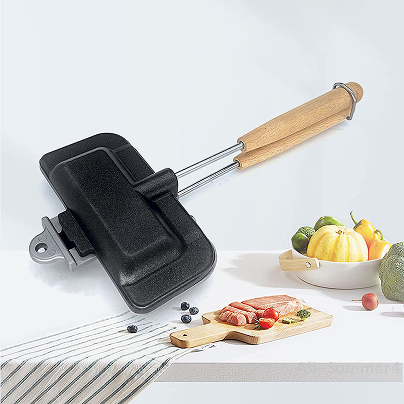 1Pc Double-Sided Sandwich Pan  - Breakfast Sandwich Maker reseña y precio