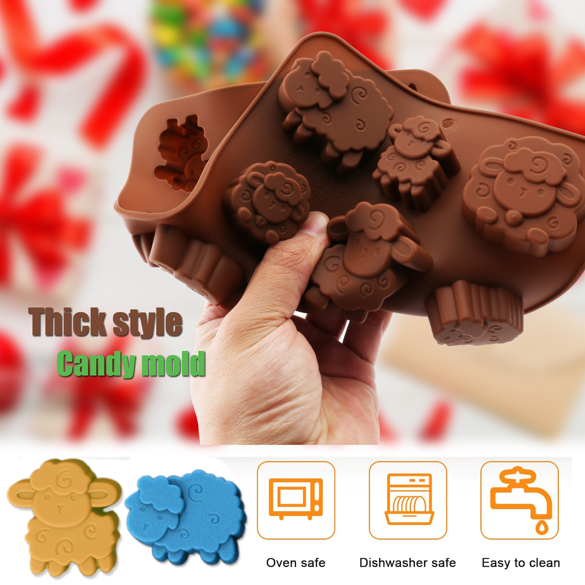 1Pack Silicone Eid Lamb Candy  - Silicone Mold Baking reseña y precio