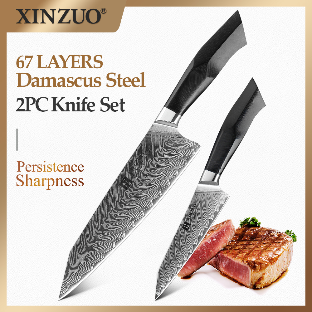 XINZUO 2PCS Kitchen Knives Set - Kitchen Gadgets For Chefs reseña y precio
