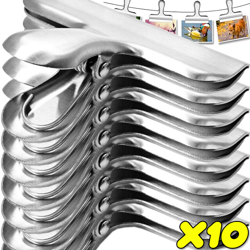 1/10x Metal Food Snack Bag Cli - Kitchen Gadgets Photo reseña y precio