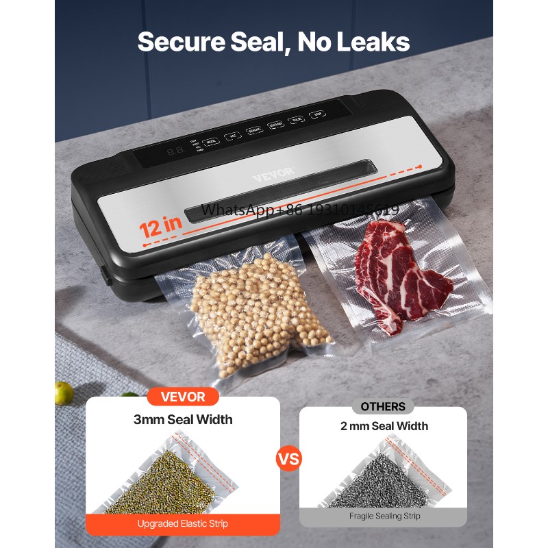 【From China】VEVOR 80Kpa 120W E - Food Vacuum Sealer reseña y precio