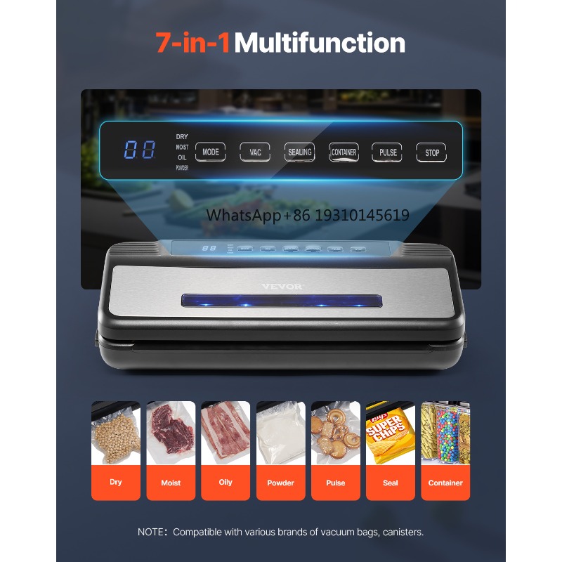 【From China】VEVOR 80Kpa 120W E - Food Vacuum Sealer reseña y precio